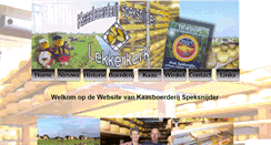 Desktop Screenshot of kaasboerderijspeksnijder.nl